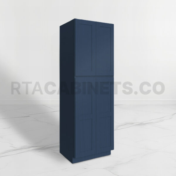 Blue Shaker 30 W Utility Pantry Cabinet, rta cabinets