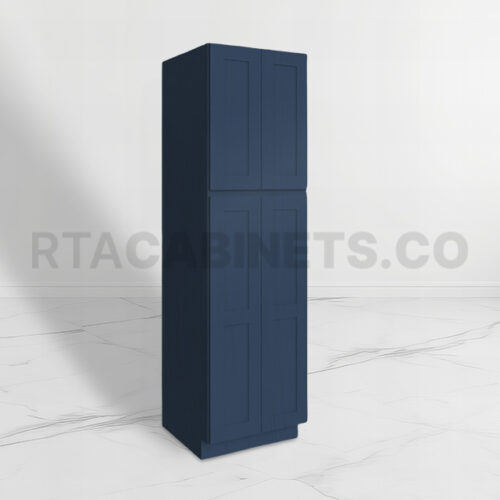 Blue Shaker 24 W Utility Pantry Cabinet, rta cabinets