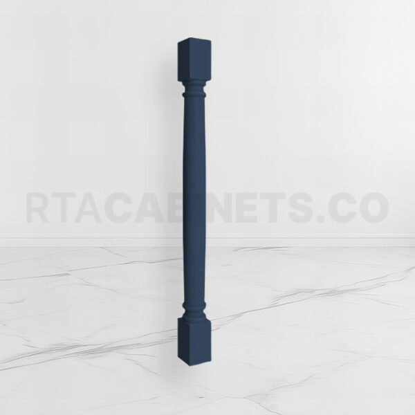 Blue Shaker Classic Decorative Leg, rta cabinets