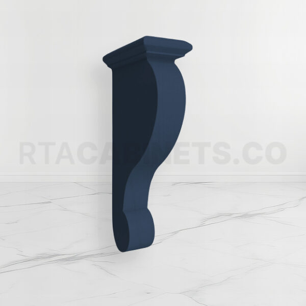 Blue Shaker Corbel, rta cabinets