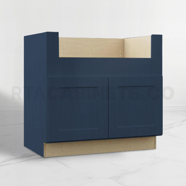 Blue Shaker Farmhouse Sink Base, rta cabinets