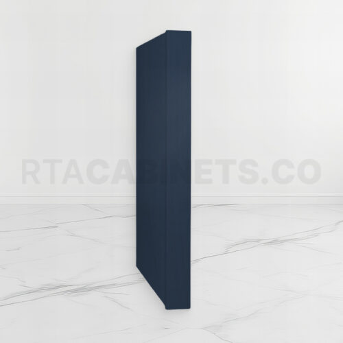 Blue Shaker Refrigerator End Panel, rta cabinets