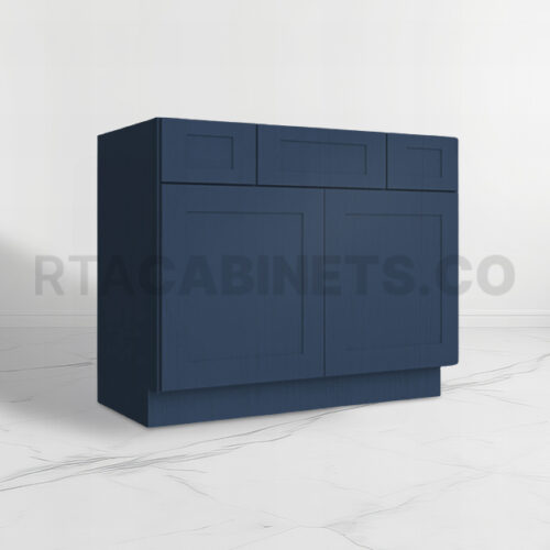 Blue Shaker Vanity Combo Cabinet, rta cabinets