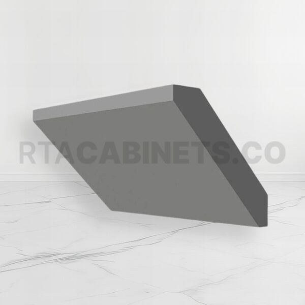 Gray Shaker Angle Crown Moulding, rta cabinets, gray kitchen cabinets