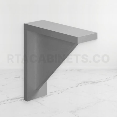 Gray Shaker Corbel 9″H, rta cabinets, gray kitchen cabinets