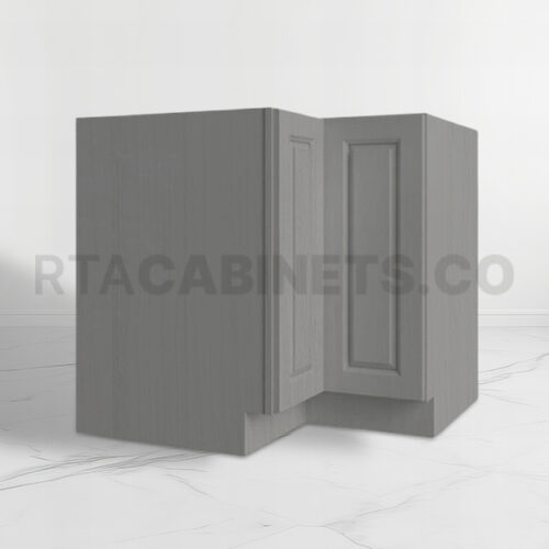 Gray Shaker Lazy Susan Base Cabinet, rta cabinets, gray kitchen cabinets