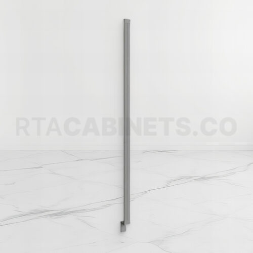 Gray Shaker Tall Fluted Filler, rta cabinets, gray kitchen cabinets