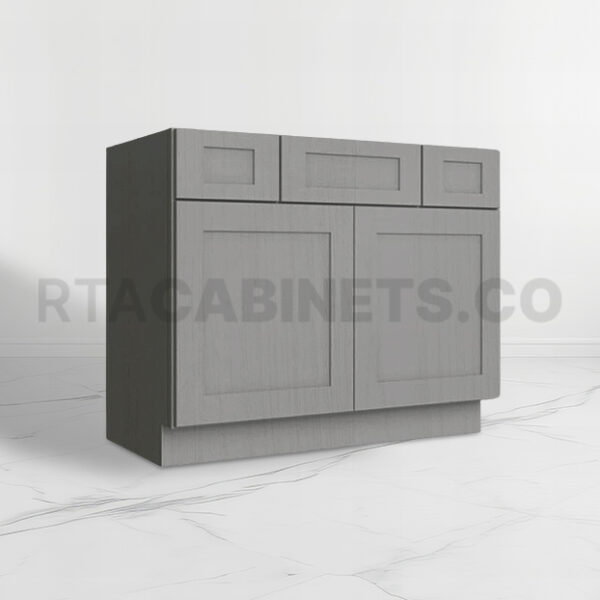 Gray Shaker Vanity Combo Cabinet, rta cabinets, gray kitchen cabinets