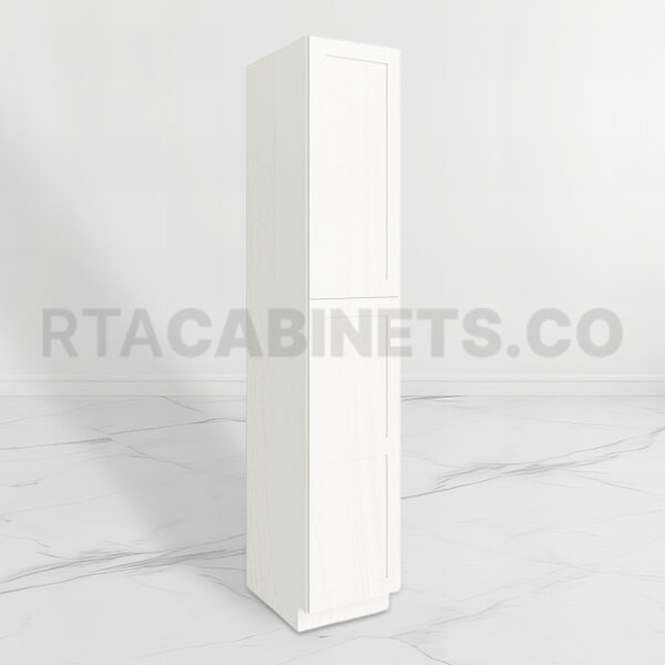 White Shaker 18 W Utility Pantry Cabinet, rta cabinets