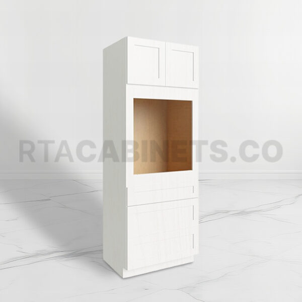 White Shaker 30 W Oven Pantry Cabinet, rta cabinets