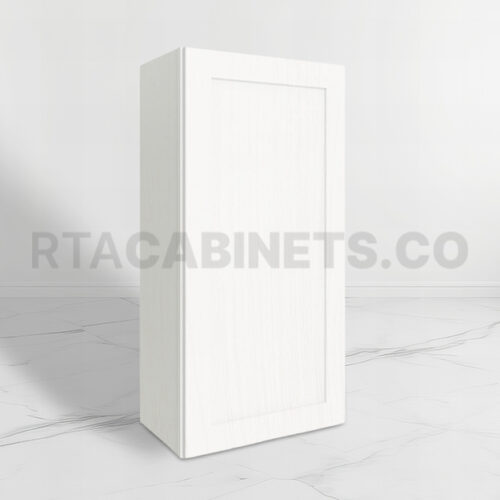 White Shaker 42 H Single Door Wall Cabinet, rta cabinets