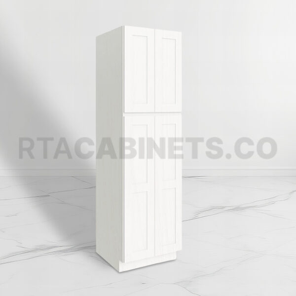 White Shaker 24 W Utility Pantry Cabinet, rta cabinets