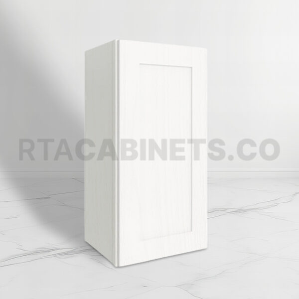 White Shaker 36 H Single Door Wall Cabinet, rta cabinets