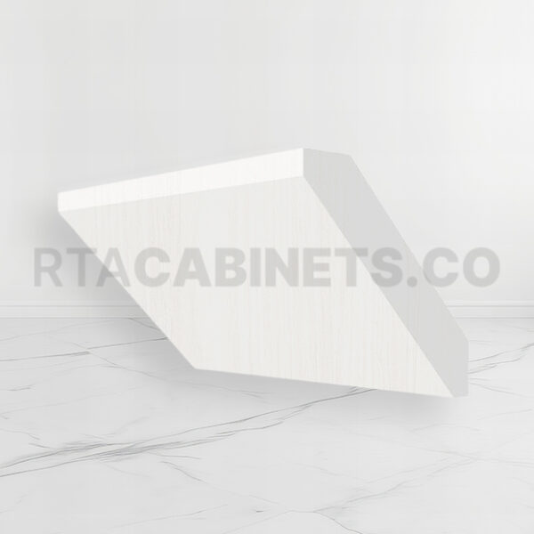 White Shaker Angle Crown Moulding, rta cabinets