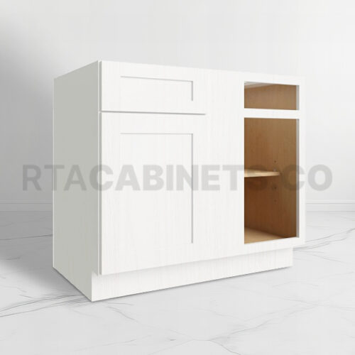 White Shaker Blind Corner Base Cabinet, rta cabinets