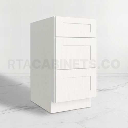 White Shaker Drawer Base, rta cabinets