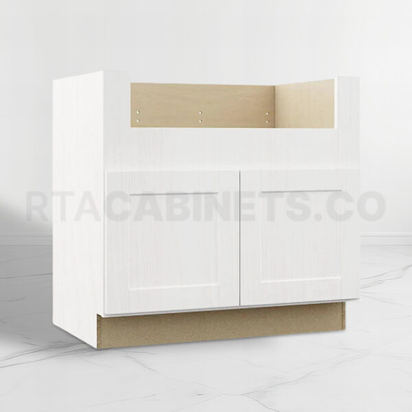 White Shaker Farmhouse Sink Base, rta cabinets