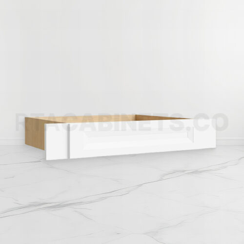 White Shaker Knee Drawer, rta cabinets