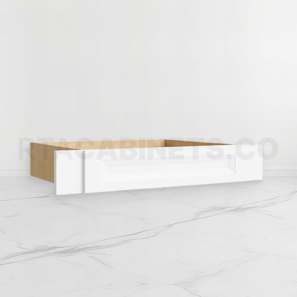 White Shaker Knee Drawer, rta cabinets