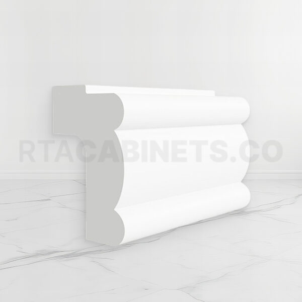 White Shaker Light Rail Moulding, rta cabinets