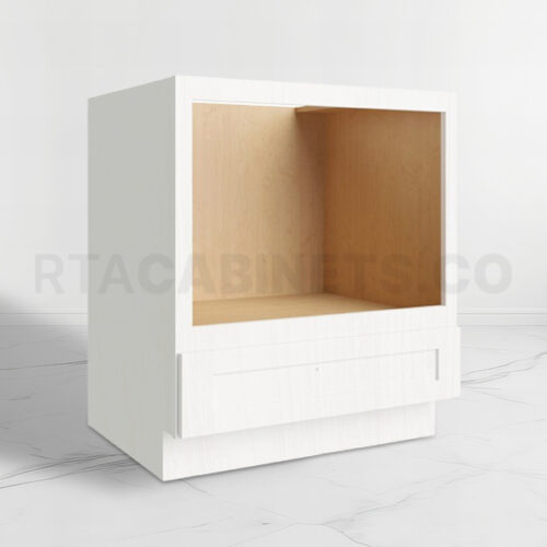 White Shaker Microwave Base Cabinet, rta cabinets