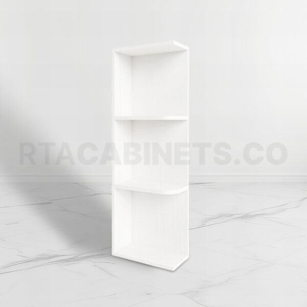 White Shaker Open End Shelf