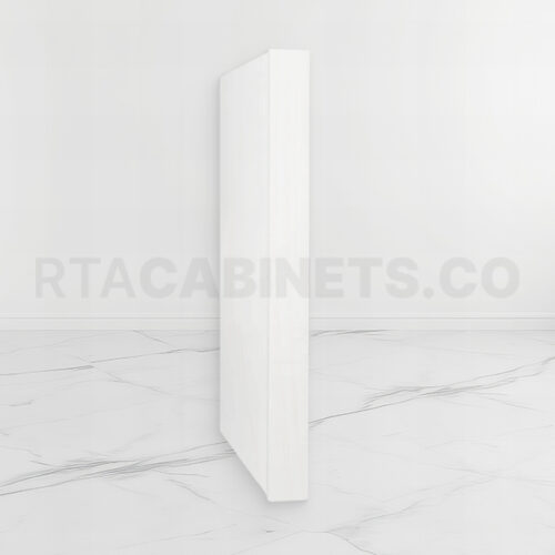 White Shaker Refrigerator End Panel, rta cabinets