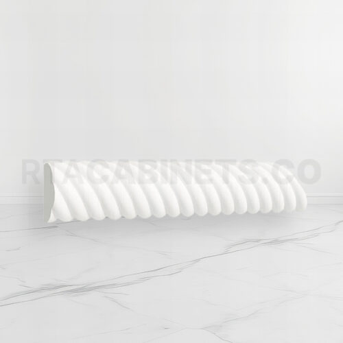 White Shaker Rope Moulding, rta cabinets