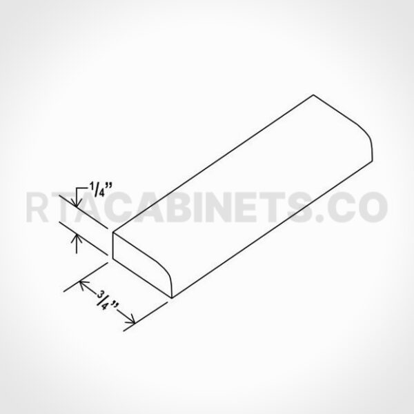 Charleston White Raised Panel Scribe Moulding, rta cabinets