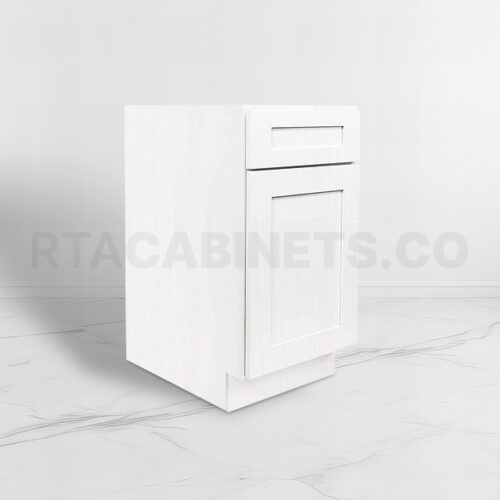 White Shaker Trash Base Cabinet, rta cabinets