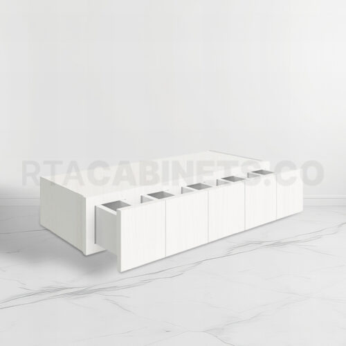 White Shaker Wall Spice Drawer, rta cabinets