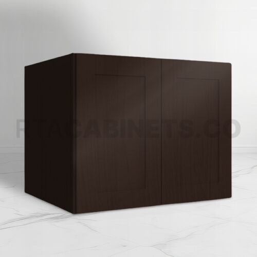 Brown Shaker 24 H Refrigerator Wall Cabinet, rta cabinets, rta cabinet