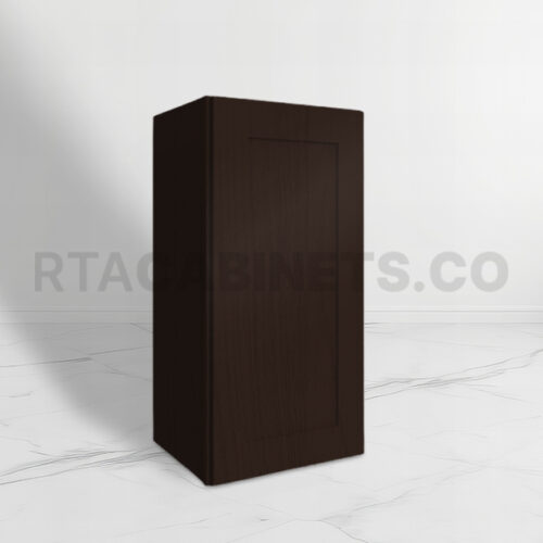 Brown Shaker 30 H Single Door Wall Cabinet, rta cabinets, rta cabinet