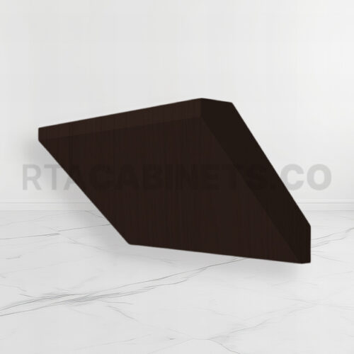 Brown Shaker Angle Crown Moulding, rta cabinets, brown kitchen cabinets, wholesale cabinets