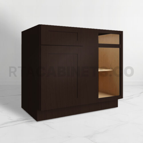 Brown Shaker Blind Corner Base Cabinet, rta cabinets