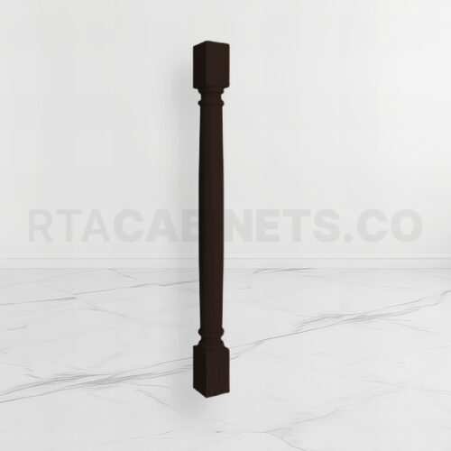 Brown Shaker Classic Decorative Leg, rta cabinets, brwon kitchen cabinets, wholesale cabinets