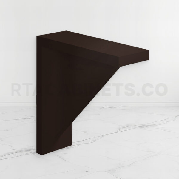 Brown Shaker Corbel 9H, rta cabinets, wholesale cabinets