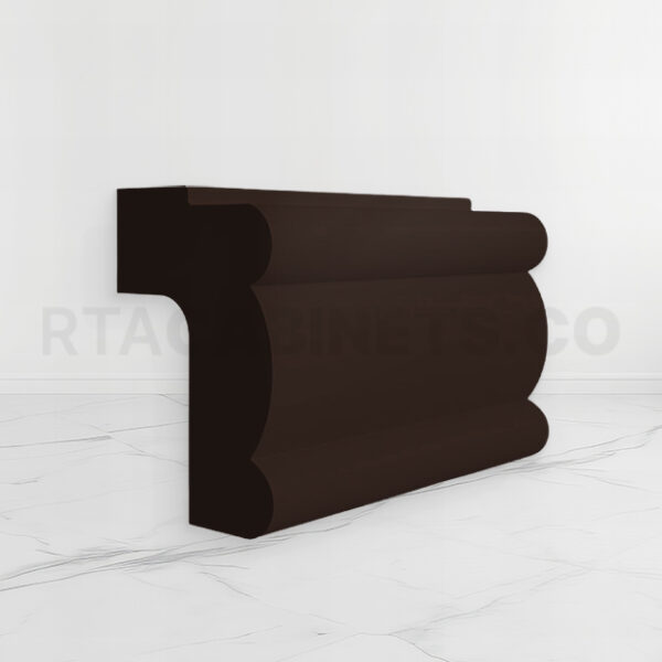 Brown Shaker Light Rail Moulding, rta cabinets, brown kitchen cabinets, wholesale cabinets