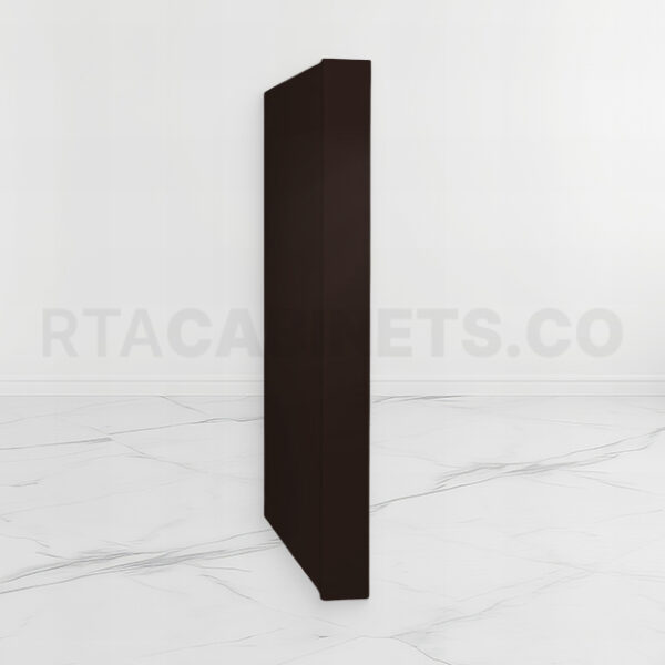 Brown Shaker Refrigerator End Panel, rta cabinets, brown kitchen cabinets, wholesale cabinets