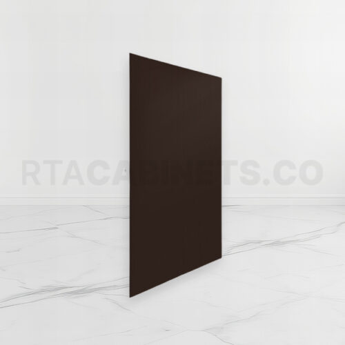 Brown Shaker Tall Skin Veneer Panel, rta cabinets, brown kitchen cabinets, wholesale cabinets