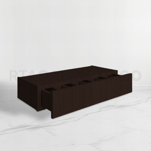 Brown Shaker Wall Spice Drawer, rta cabinets, brown kitchen cabinets, wholesale cabinets