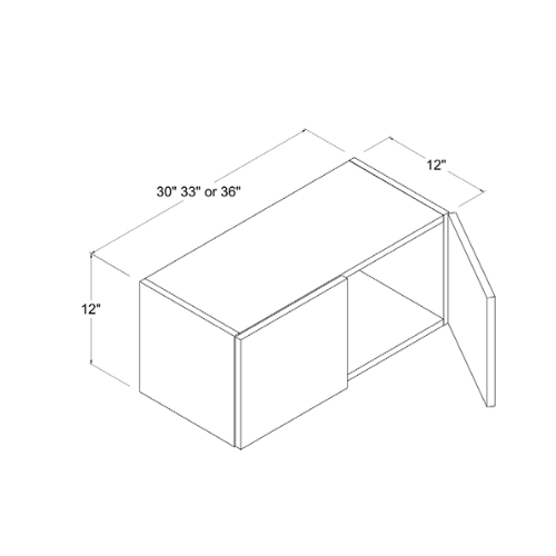 Stove Bridge Cabinet 12H, rta cabinets